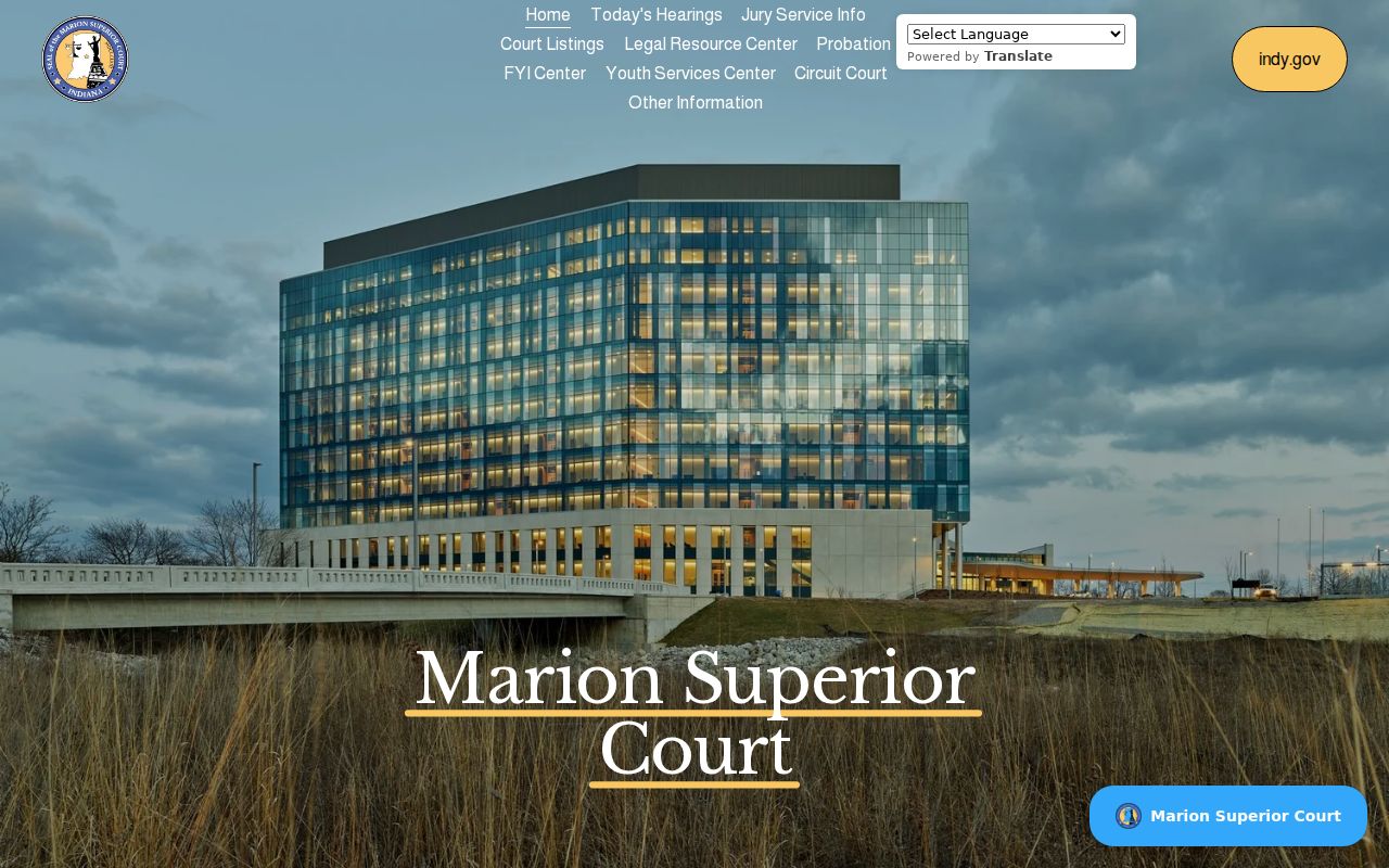 Marion County court docket Community Justice Campus home
